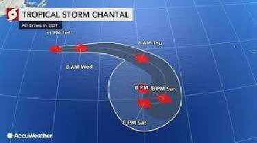 Tropical Storm Chantal forms in North Atlantic - Jamaica Observer