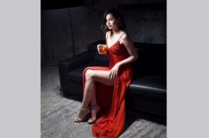 ana de armas red dress movie Campari Launches New Short Movie, Entering Red, Directed by Matteo Garrone, Starring Ana De Armas