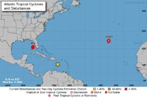 Again?! Eta regains hurricane strength, to make landfall for fourth ...