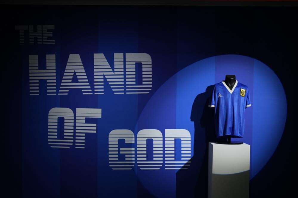 Maradona’s ‘Hand of God’ ball heads to US auction