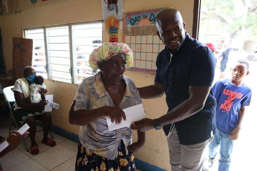 Charles Jr hands over 4.37m to flood victims for building materials Jamaica Observer