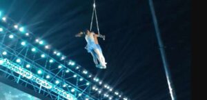 Chinese acrobat falls to her death during mid-air performance with ...