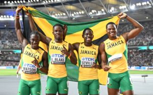 Gatlin hails Jamaica’s upcoming men’s sprint talent