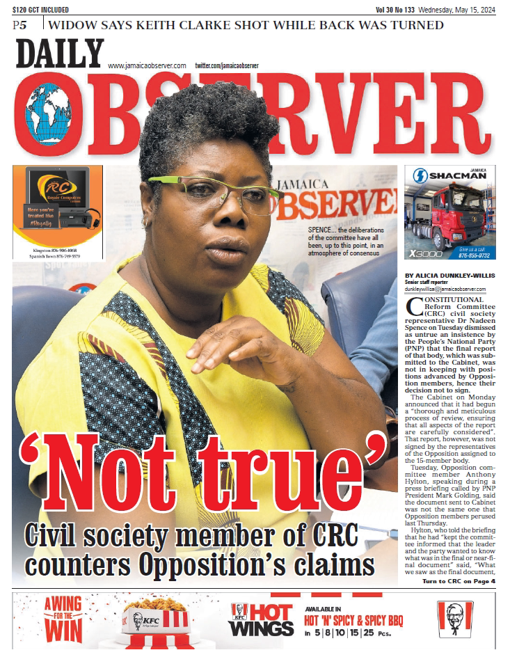 Today's Paper - Jamaica Observer