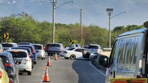 Singlevehicle crash causes traffic pileup on Portmore toll Jamaica