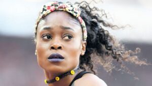 Elaine runs 10.92 seconds in Velocity Fest semis