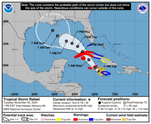 Tropical storm warning discontinued, flash flood watch and warning in ...