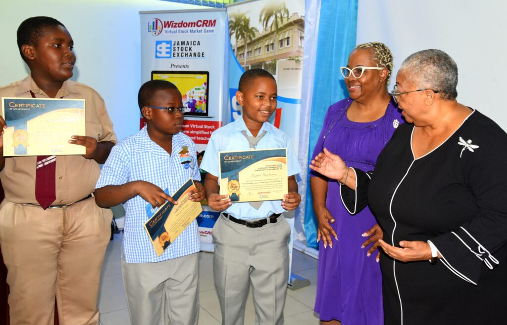 Young students thrilled about stock market