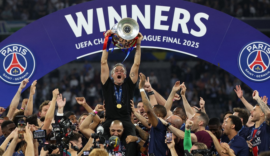 Brilliant PSG demolish Inter Milan to win first Champions League title