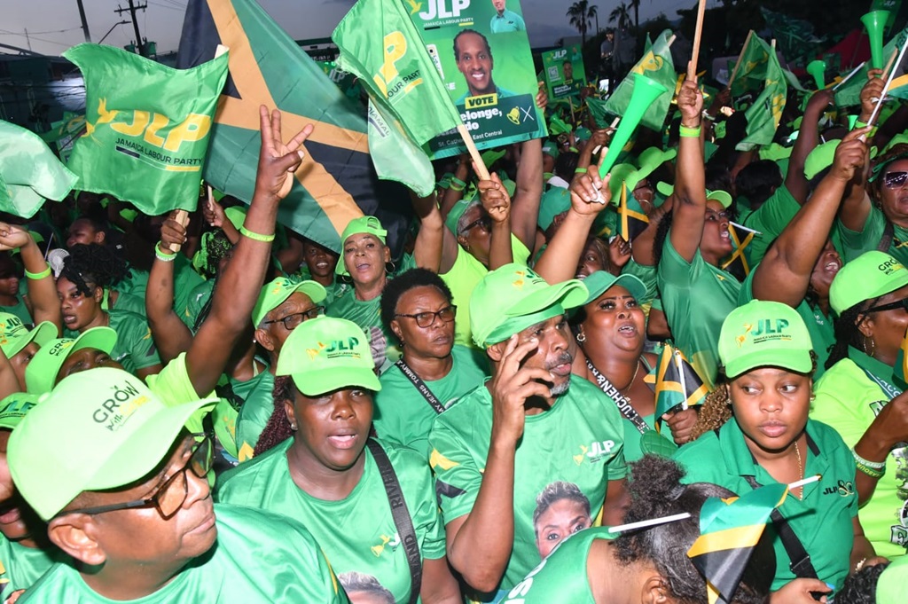 In pictures: Big turnout for JLP rally as PM announces election date ...