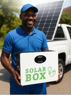 Solar box brings back-up power supply to households