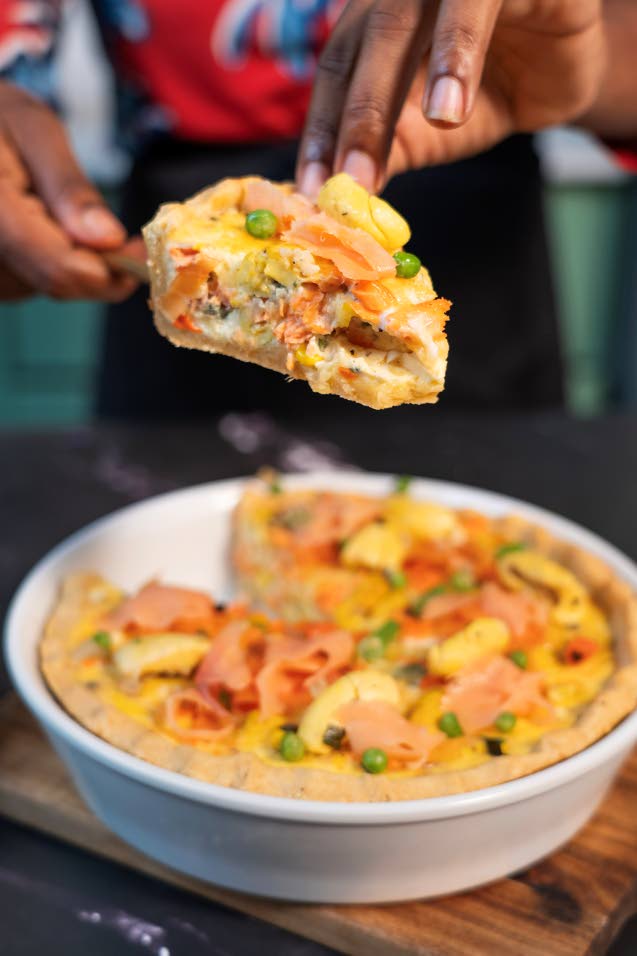 Prepare-se para Babar! Aprenda a Receita Irresistível do Quiche de Salmão e Ackee!