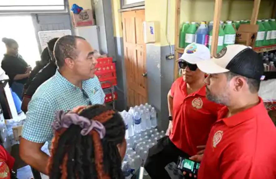 Chinese Benevolent Society donates hurricane relief supplies to Falmouth Hospital