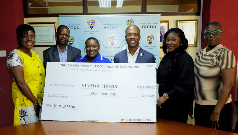 UTech student from western Jamaica awarded nursing scholarship