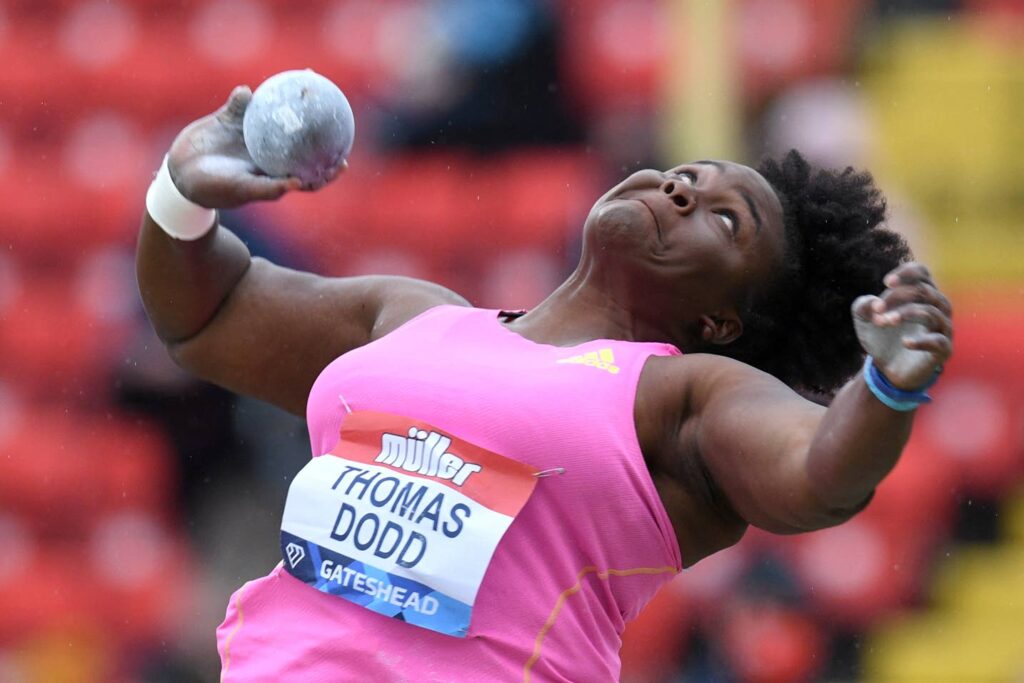 Shot-putter Thomas-Dodd sets world lead in Sweden