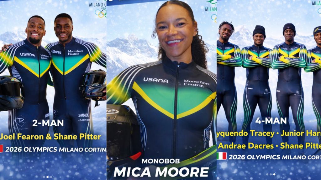 Jamaica qualifies for three bobsled spots at 2026 Winter Olympics