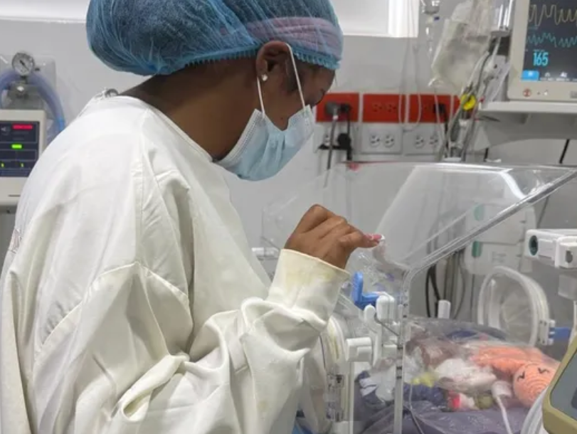 Kiprich and Kizzy’s baby, Miracle, airlifted to different Colombian hospital