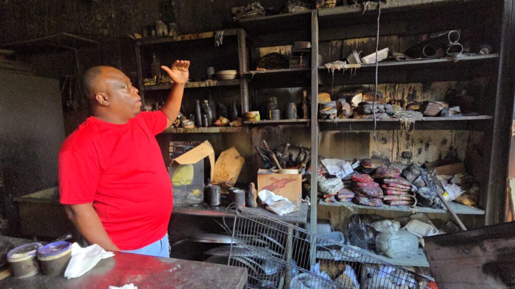 WATCH: New Year’s Day blaze at business establishment leaves operators, staff in limbo