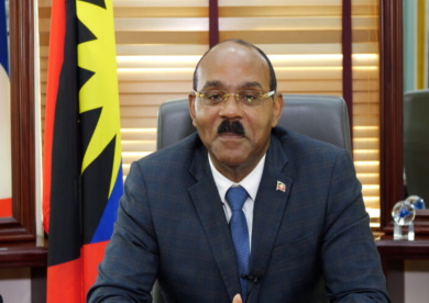 Antigua PM attending World Governments Summit