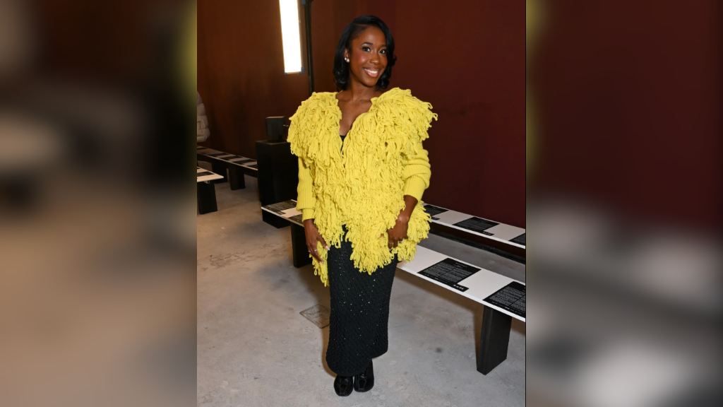 Fraser-Pryce shows support for fellow Jamaican Rachel Scott at Diotima RTW Fall 2026