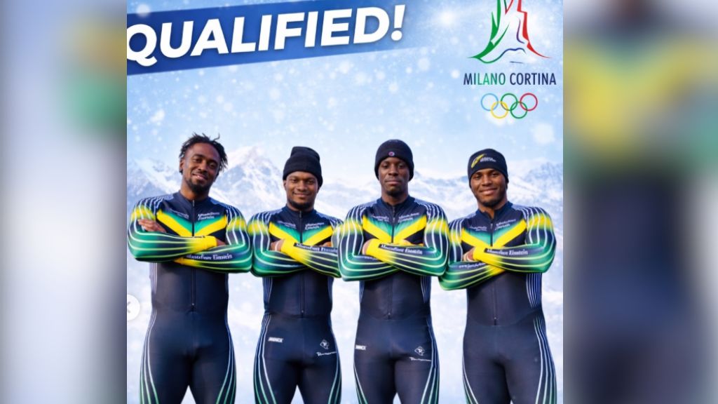 Jamaica and Trinidad to compete in four-man bobsleigh at Winter Olympics