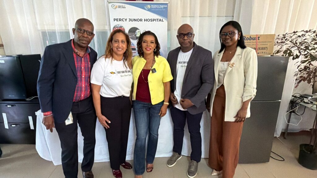 Percy Junor Hospital get US$30,000 in supplies