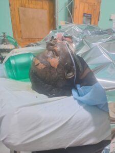 Gas station attendant charged with assault after woman set alight