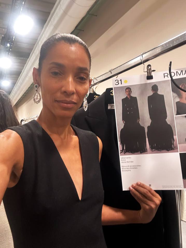 Romae Gordon for Chanel Couture S/S 2026 in Look 31