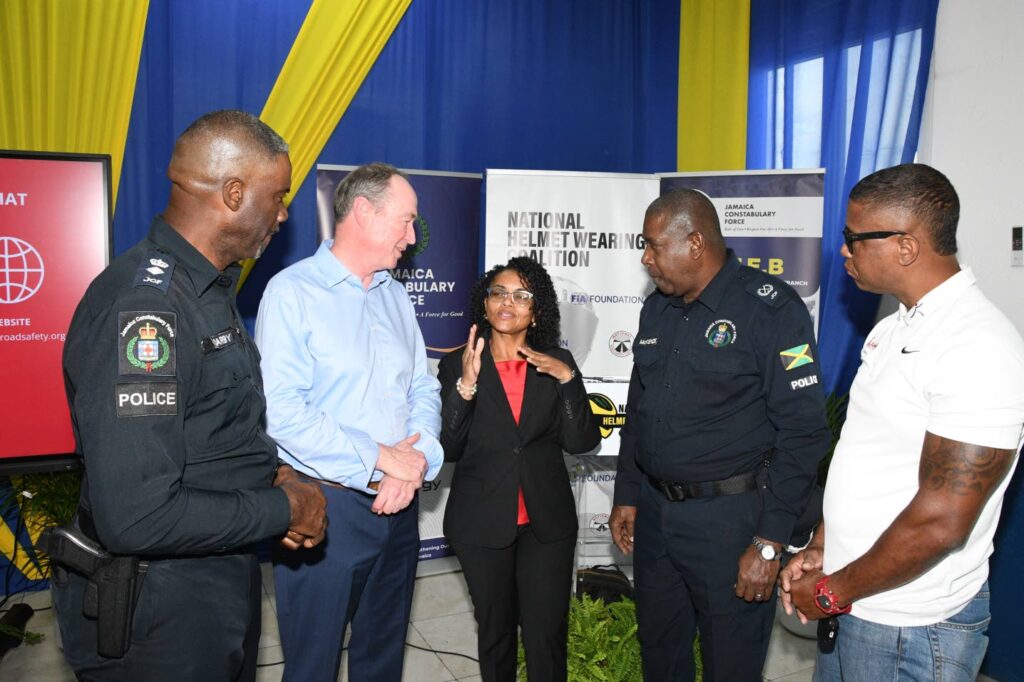 JCF Helmet Enforcement Training session - Jamaica Observer