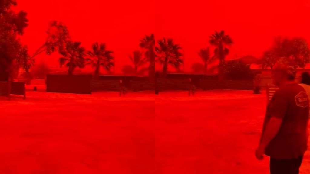 As Western Australians braced for Tropical Cyclone Narelle over the weekend, the system triggered a powerful dust storm that transformed skies across parts of the country into a dramatic blood-red hue.