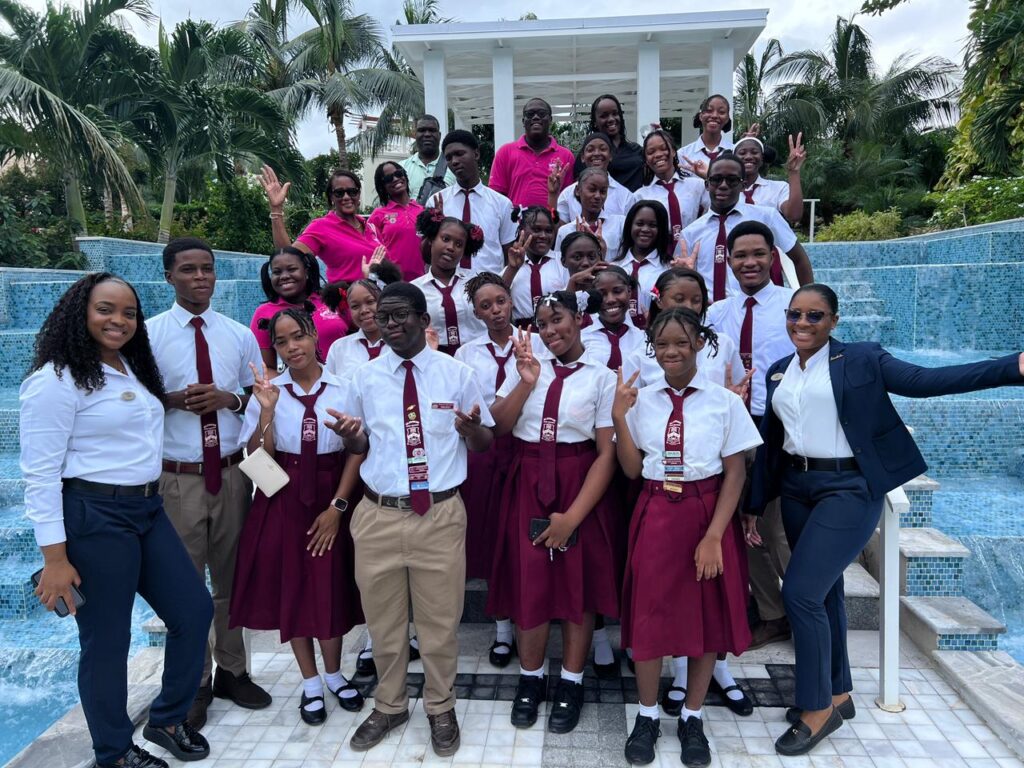 Students from several schools across Jamaica recently enjoyed a hands-on learning experience during visits to Sandals Dunn’s River and Sandals Royal Plantation.