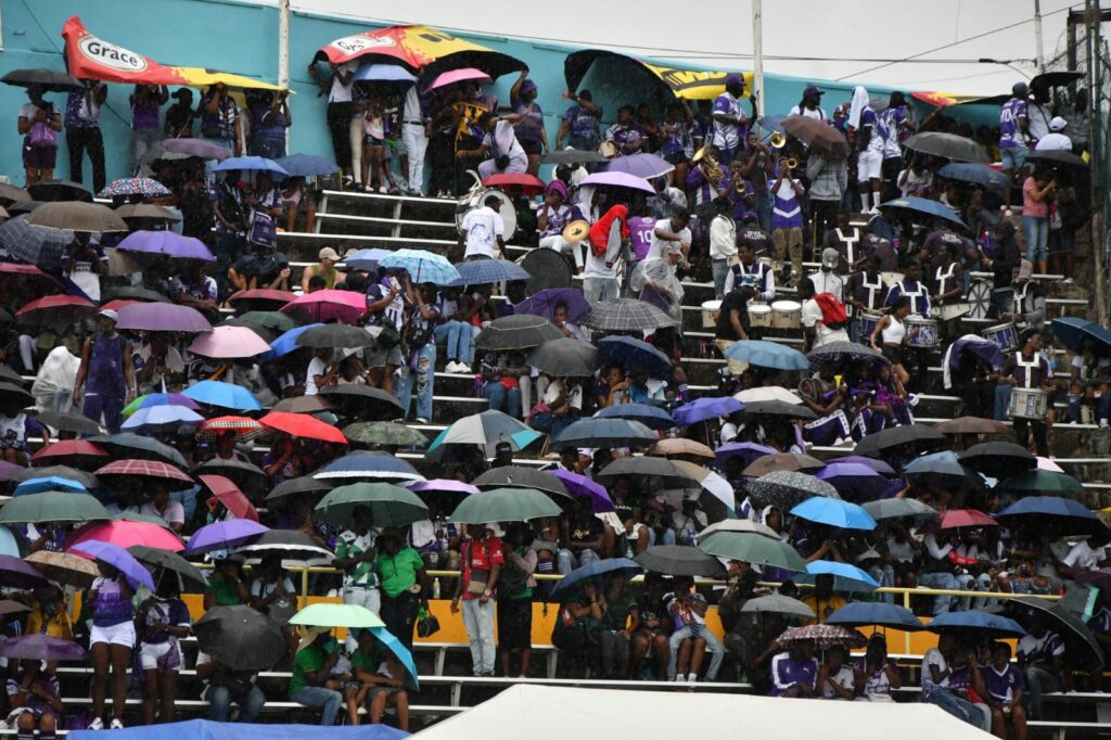 Officials have suspended competition on Saturday’s final day of the ISSA/GraceKennedy Boys and Girls Athletic Championships due to poor weather.
