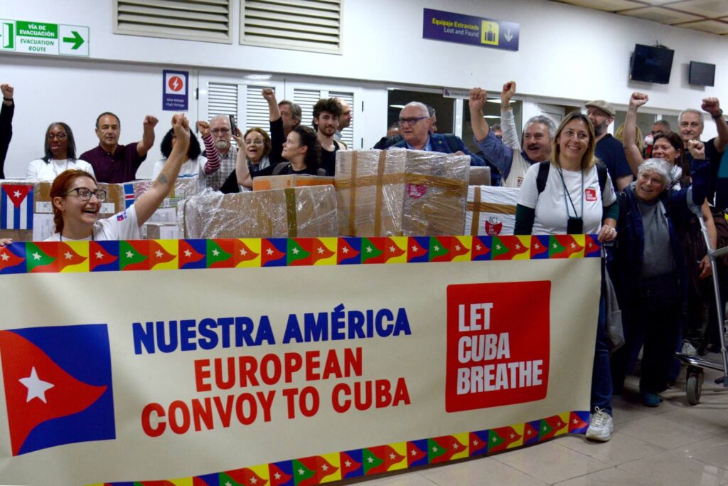 First international aid convoy arrives in crisis-hit Havana