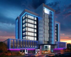 The One Belmont office tower in New Kingston, Sygnus Real Estate Finance’s flagship commercial development, which the company plans to partially exit as part of its next investment phase..