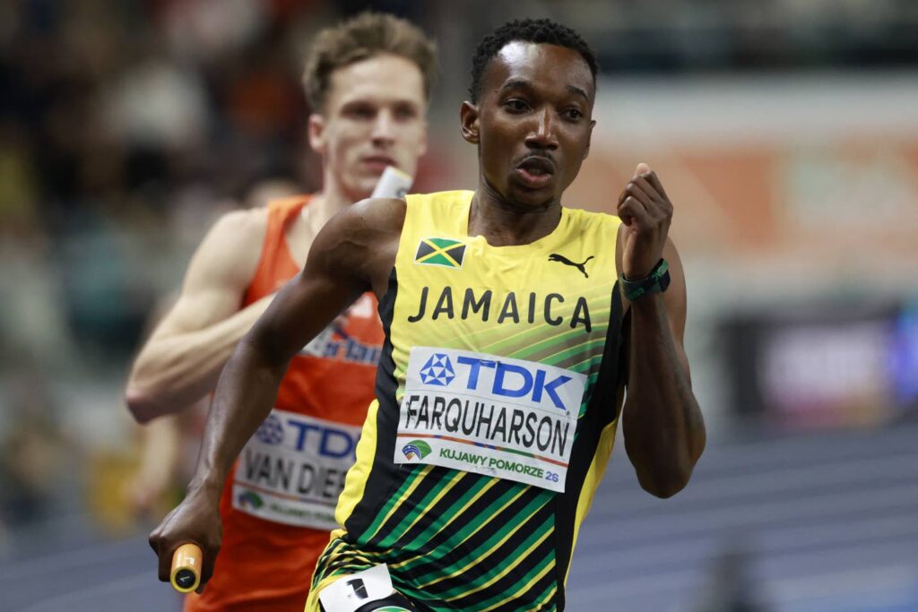 Men’s 4x400m team claims bronze as Jamaica end World Indoor with 4 medals