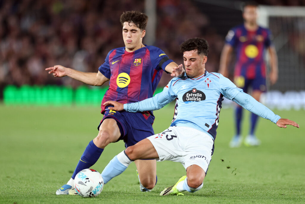 Barcelona moved a step closer to winning La Liga with a tight 1-0 victory over Celta Vigo on Wednesday but lost their goalscorer Lamine Yamal to an apparent hamstring injury.