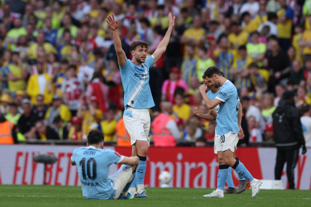 Nico Gonzalez's stunning strike fired Manchester City into the FA Cup final as Pep Guardiola's men produced a late fightback to beat Southampton 2-1 on Saturday.