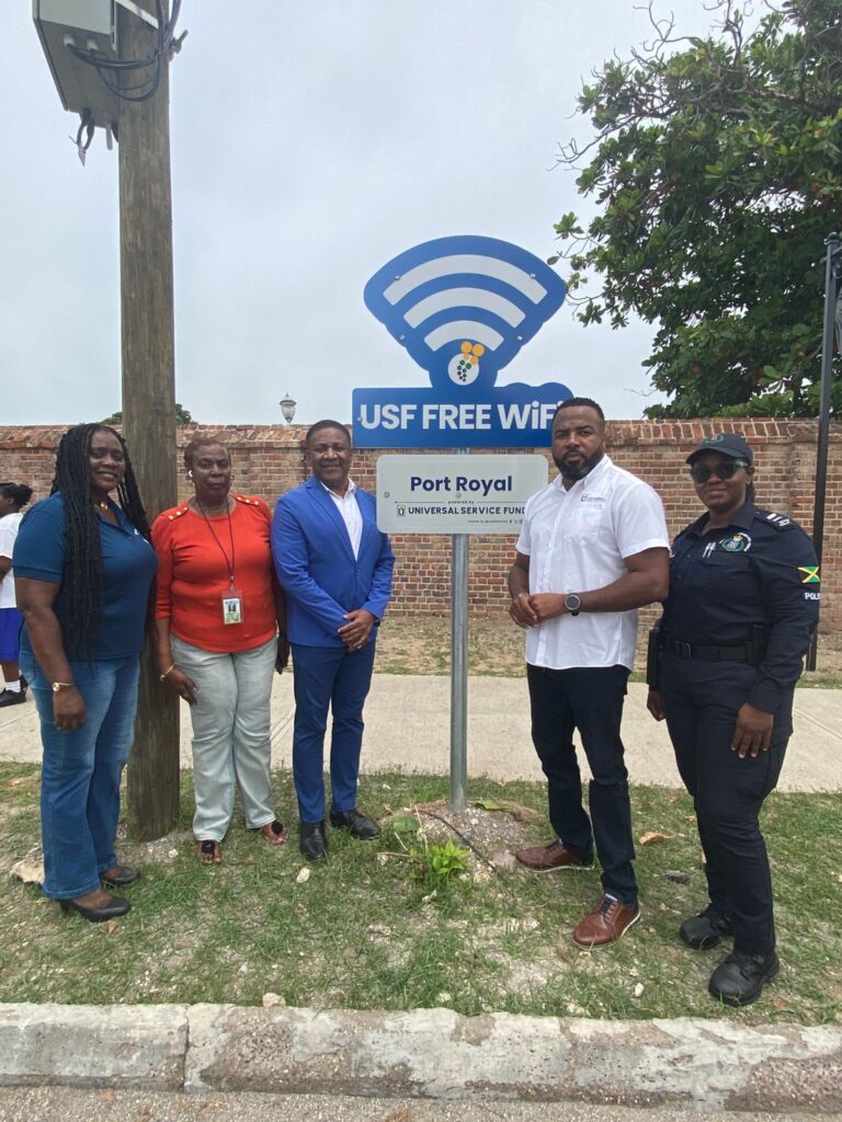The Universal Service Fund (USF) on Friday launched two public Wi-Fi locations in Port Royal and the Kingston Craft Market, expanding internet access in both communities.