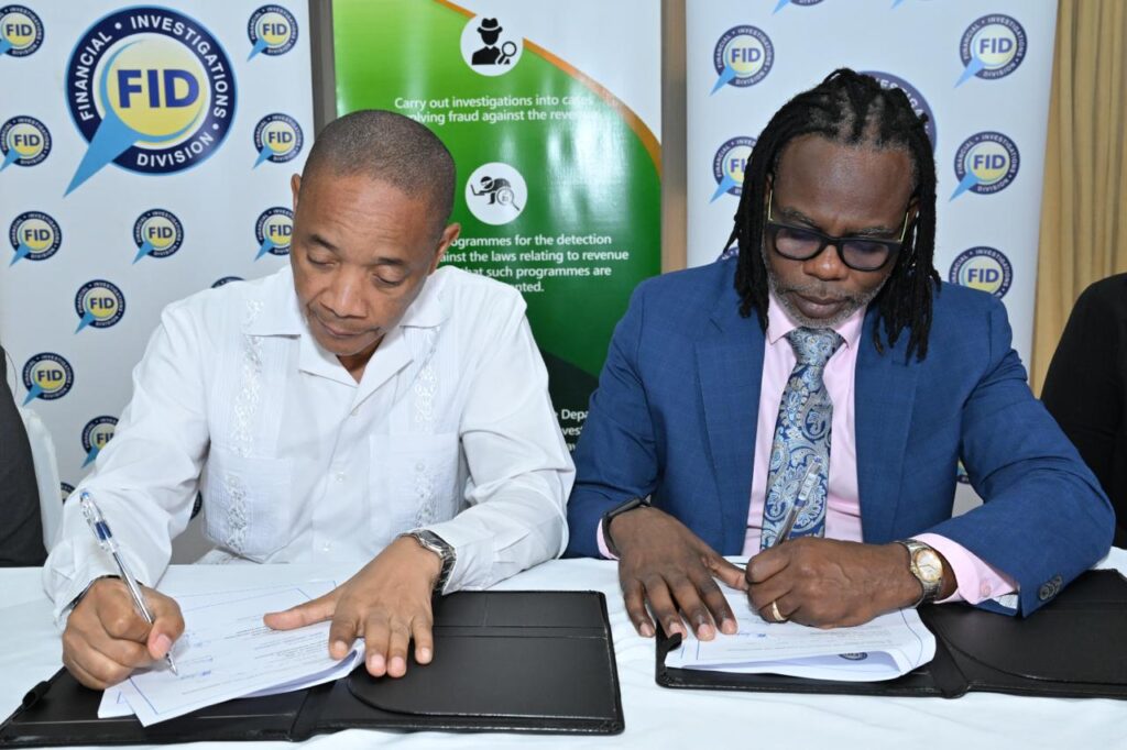 FID, RPD sign MoU to protect revenue and the financial system