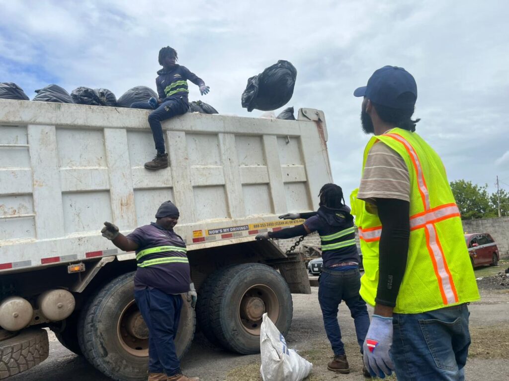 A large-scale clean-up and public sensitisation exercise was carried out in May Pen on Wednesday as part of activities to mark Earth Day.