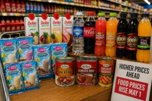 GROCERIES, GAS TO COST MORE