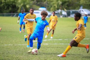 At 13, Christian Foster already rewriting history in Jamaican schoolboy football