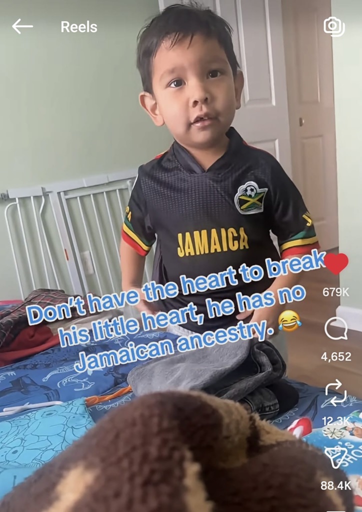 US mom’s viral video of son in Jamaica jersey melts hearts online