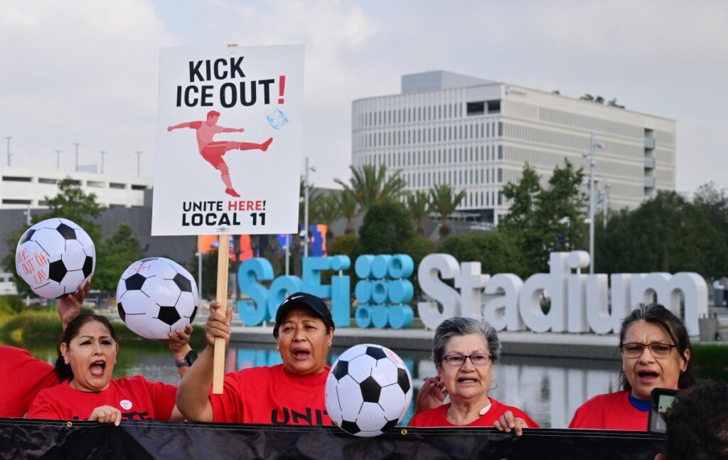 Los Angeles World Cup workers vow strike over ICE guarantees