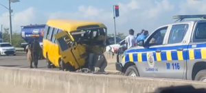 41 injured in toll road crash, police say