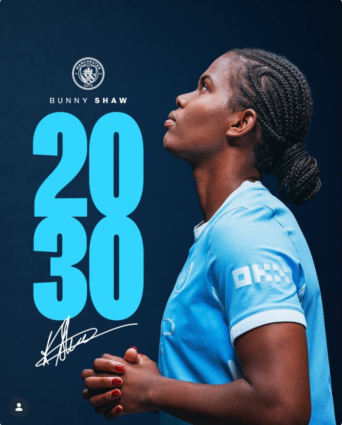 Khadija ‘Bunny’ Shaw will remain with Manchester City