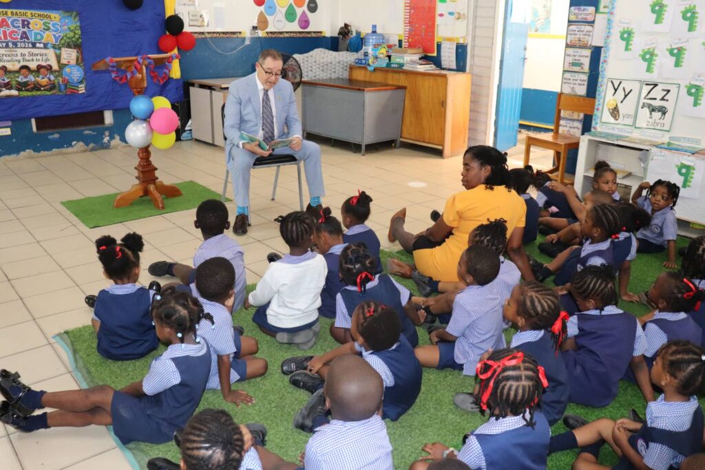 Canadian High Commissioner Mark Berman Marks Read Across Jamaica Day at Jamaica House Basic School