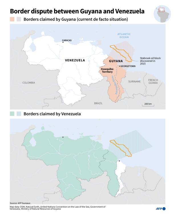 UN court hears case over oil-rich region claimed by Venezuela, Guyana