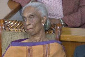 At 100 years old, Dr Mavis Gilmour makes rare visit to Parliament