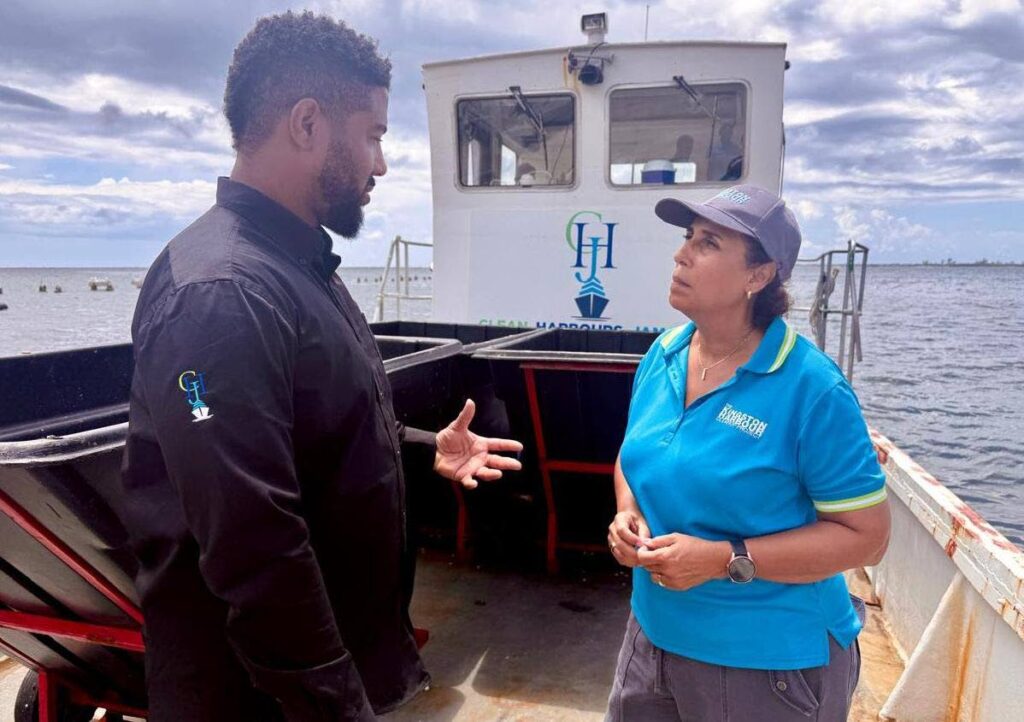 A cleaner Kingston Harbour underway